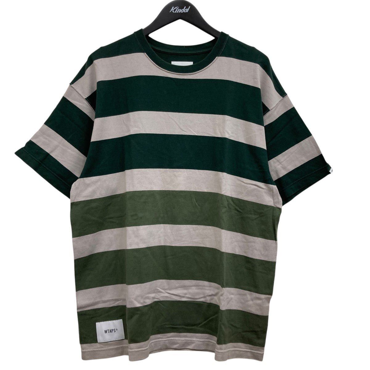 【最終値下げ】WTAPS グリーン×パープル ボーダーTシャツ 最終値下げ】WTAPS グリーン×パープル ボーダーTシャツ - メルカリ