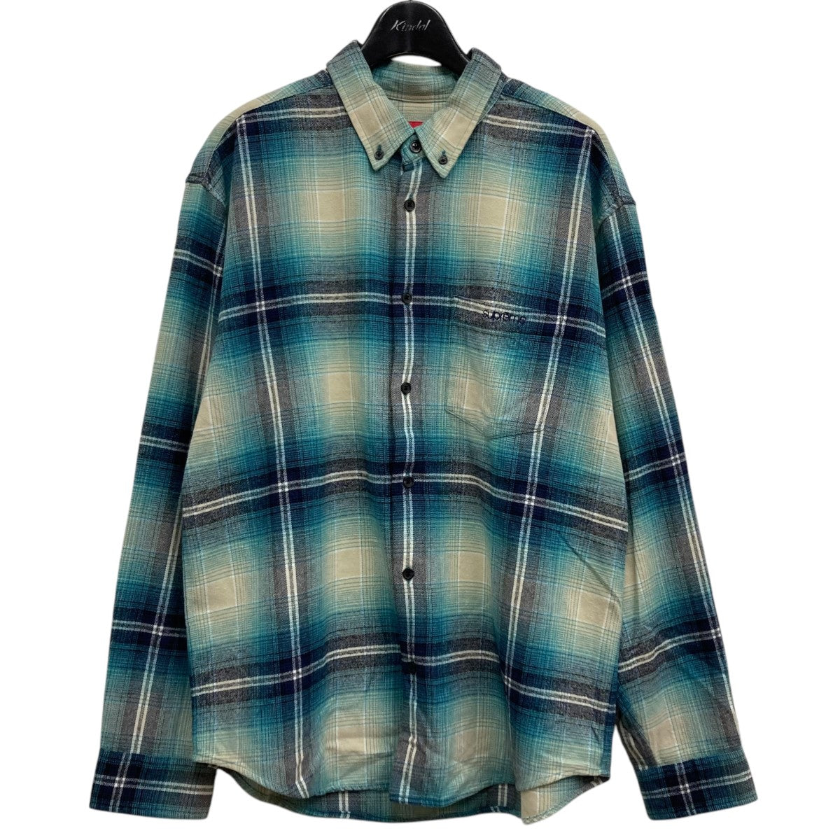 Supreme(シュプリーム) 23SSShadow Plaid Flannel Shirtチェックシャツ ブルー×アイボリー サイズ  S｜【公式】カインドオルオンライン ブランド古着・中古通販【kindal】