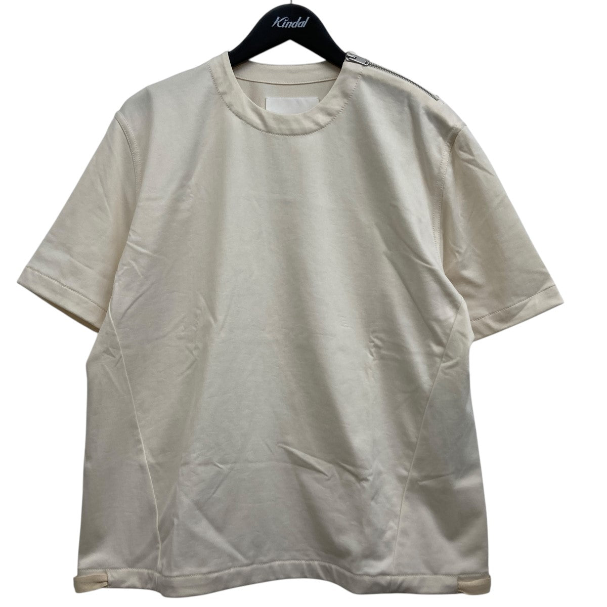 JIL SANDER(ジルサンダー) Technical Cotton Zip T-Shirt 半袖T