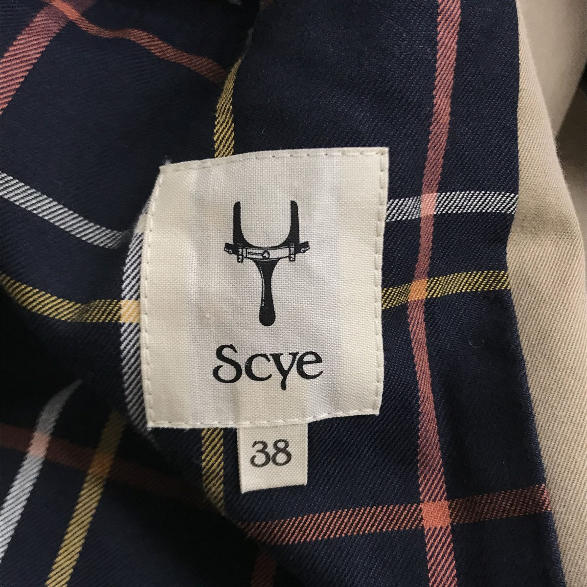 SCYE(サイ) ステンカラーコート 1215-71145 1215-71145 ベージュ