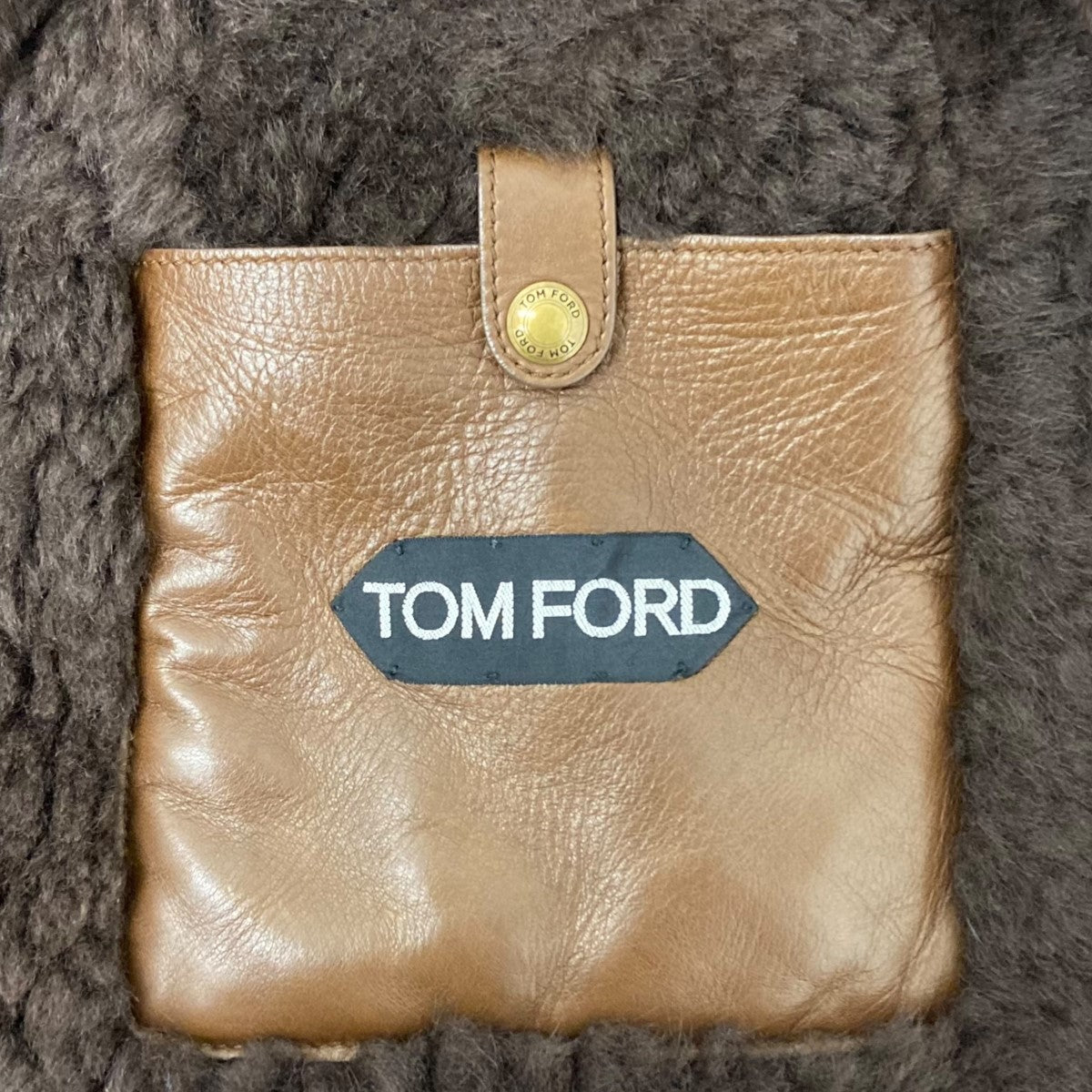 TOM FORD(トムフォード) ムートンジャケット ブラウン サイズ 48