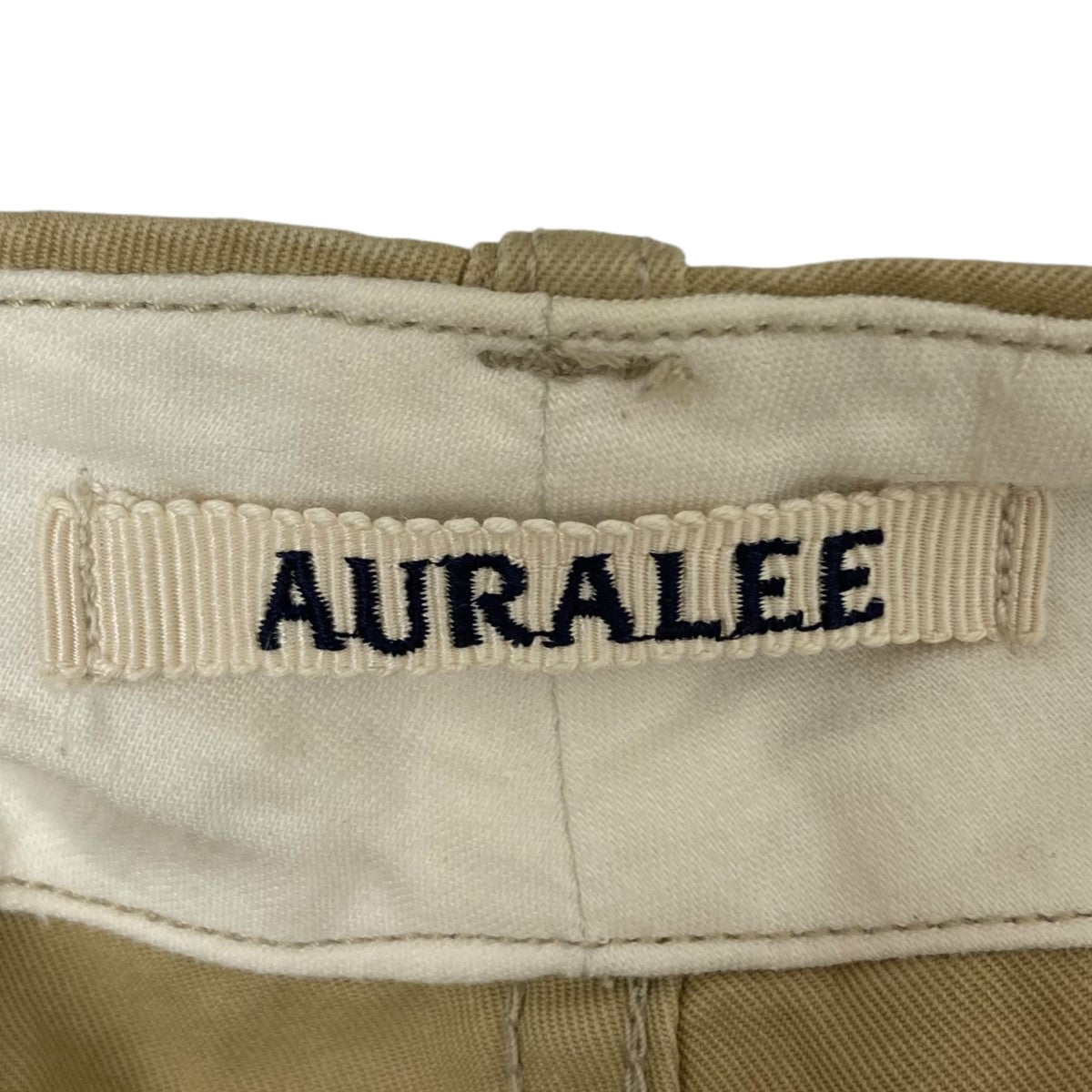 AURALEE(オーラリー) WASHED FINX LIGHT CHINO WIDE PANTS ワイドチノパンツ