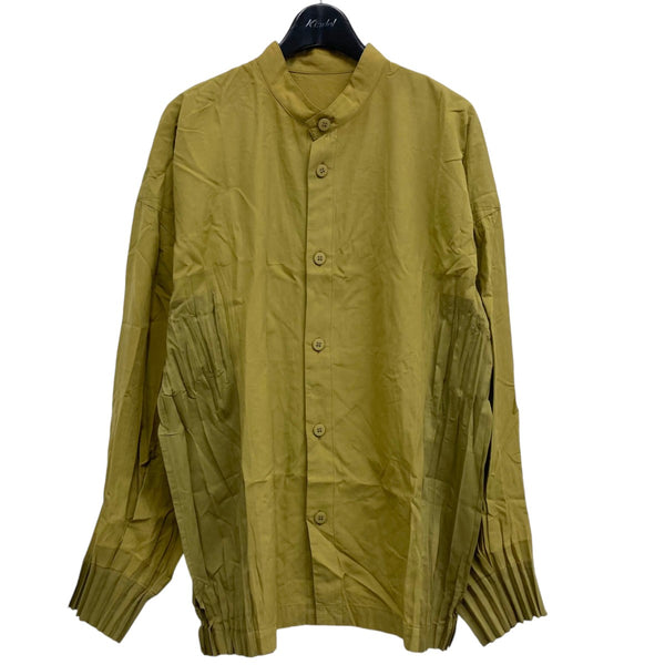 イッセイミヤケメン バンドカラーシャツ 長袖 後染め ウォッシュド加工 イエロー 8040000879222_1_grande.jpg?v=