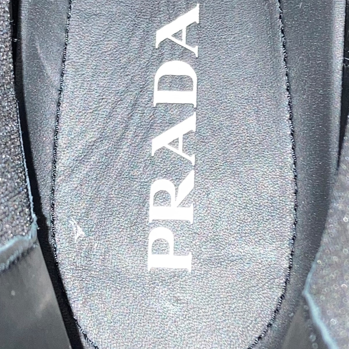 PRADA(プラダ) レザーチェルシーブーツ 2UG007 ブラック サイズ