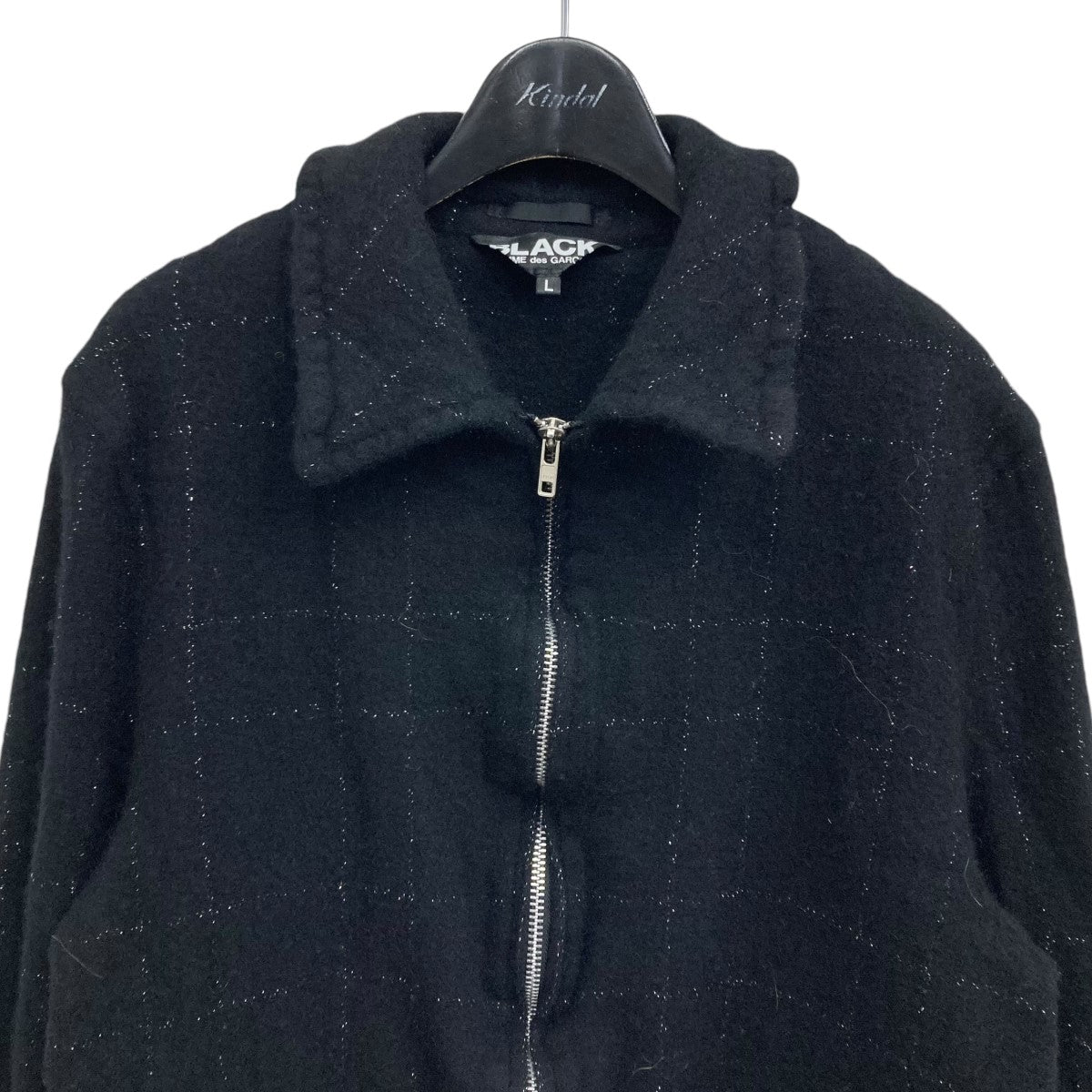 BLACK COMME des GARCONS(ブラックコムデギャルソン) 縮絨ジップジャケット