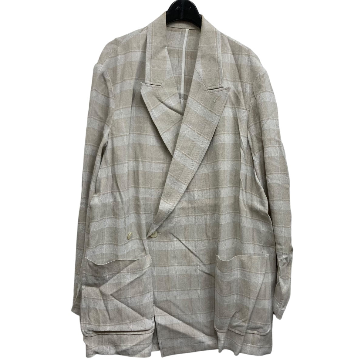 YOKE(ヨーク) 24SS PLAID JACQUARD DOUBLE BREASTED BLAZER