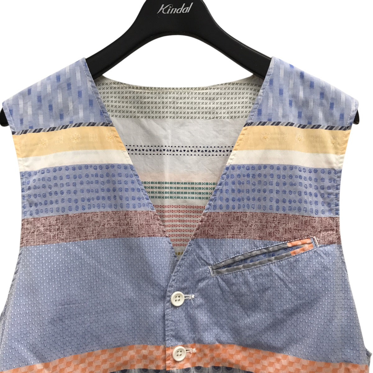 Engineered Garments マルチパターンベスト 古着・中古-4枚目のアイテム画像