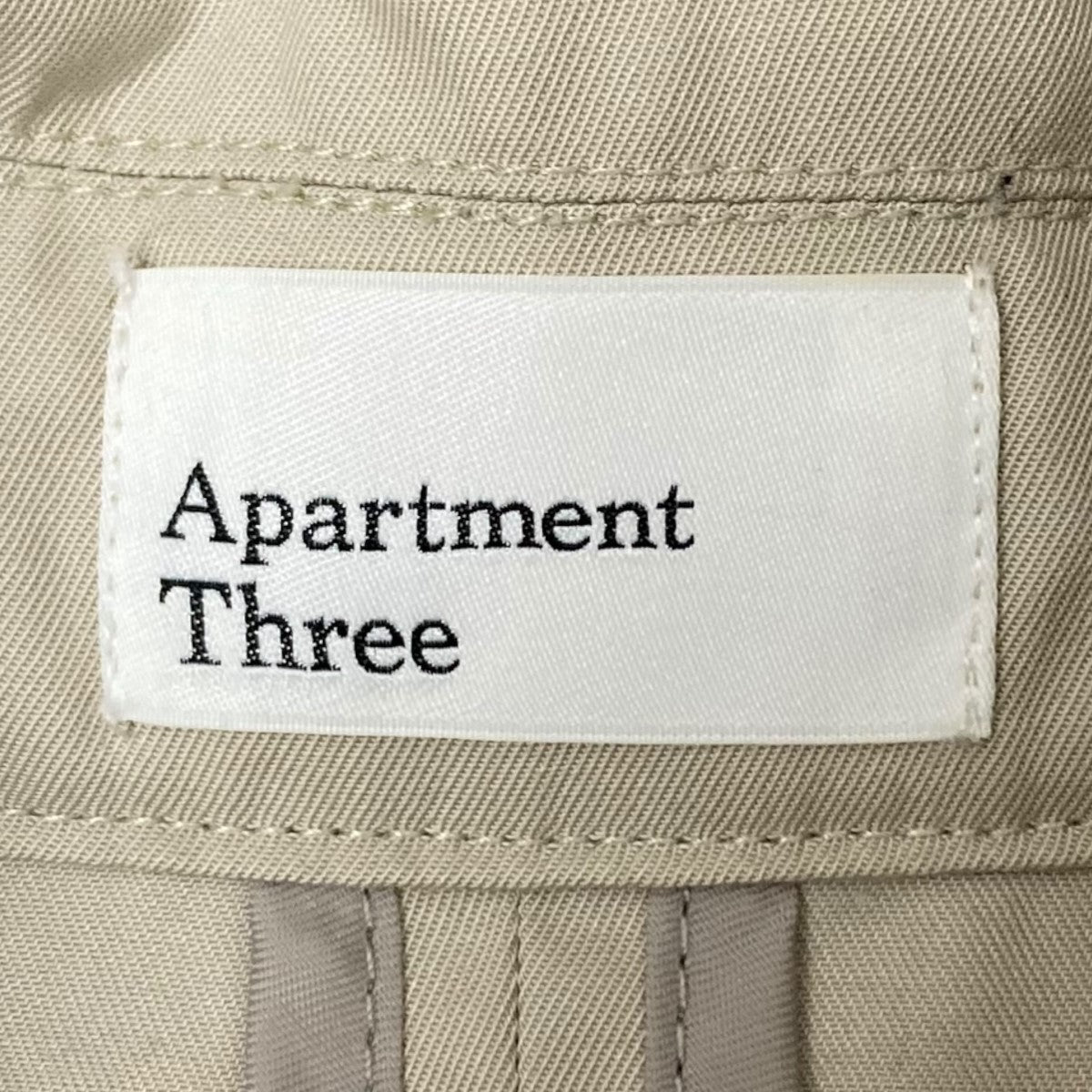 Apartment Three(アパートメントスリー) Oversized Trench Coat トレンチコート ATSTR0222001 ベージュ  サイズ 2｜【公式】カインドオルオンライン ブランド古着・中古通販【kindal】