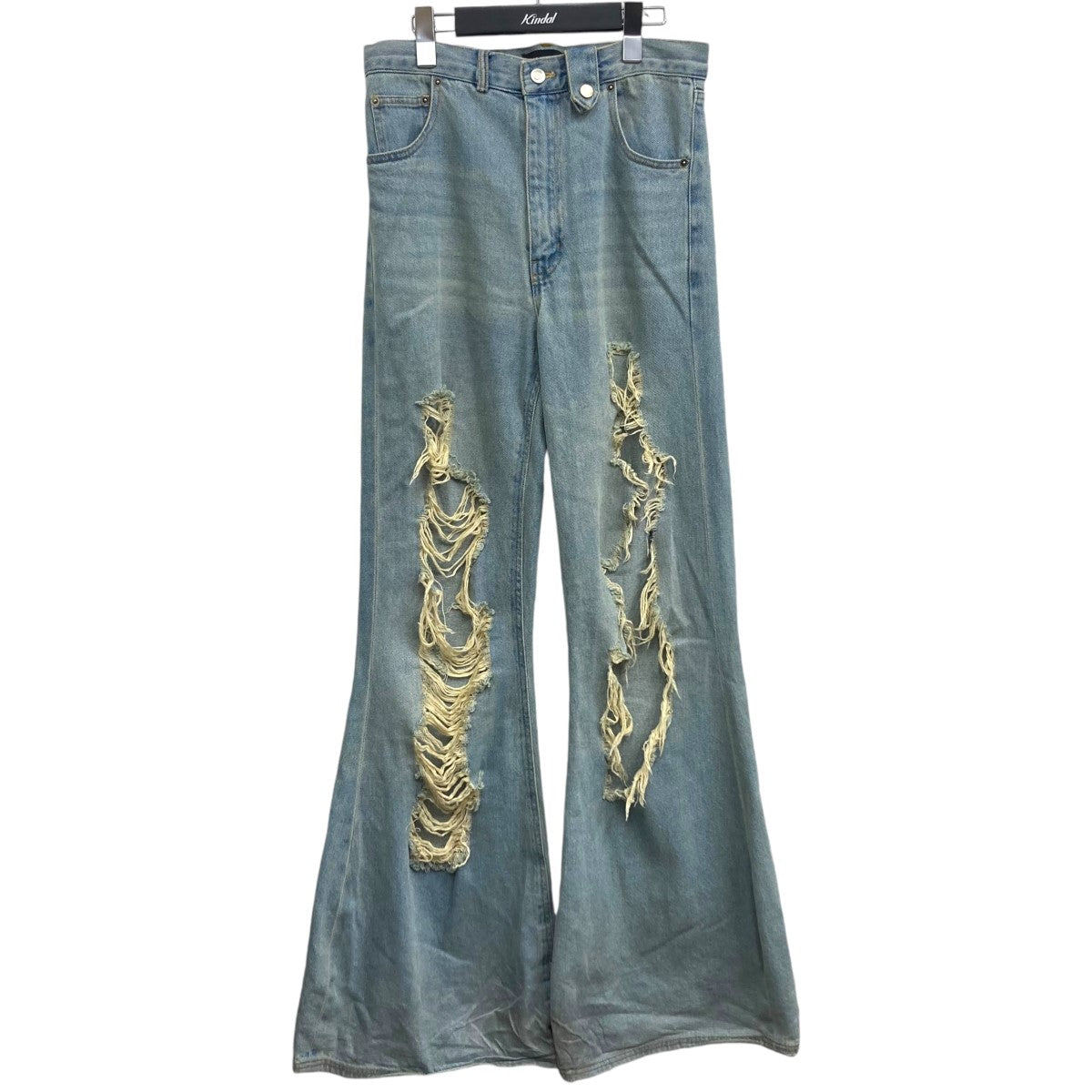 23SS ATOMIC DESTROYED WASHED DENIM PANTS BLUE デニムパンツ