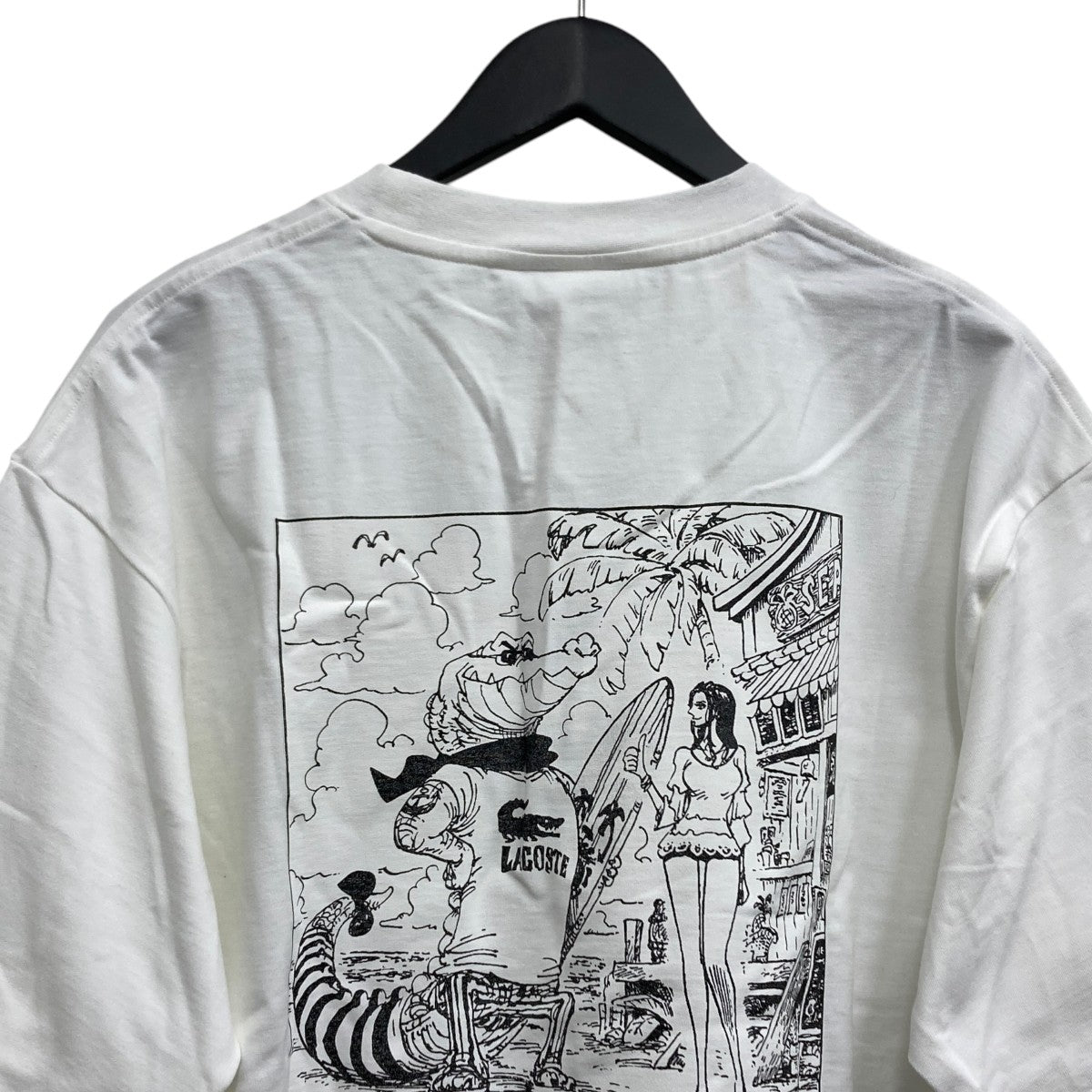 Lacoste x ONE PIECE』 扉絵バックプリント Tシャツ