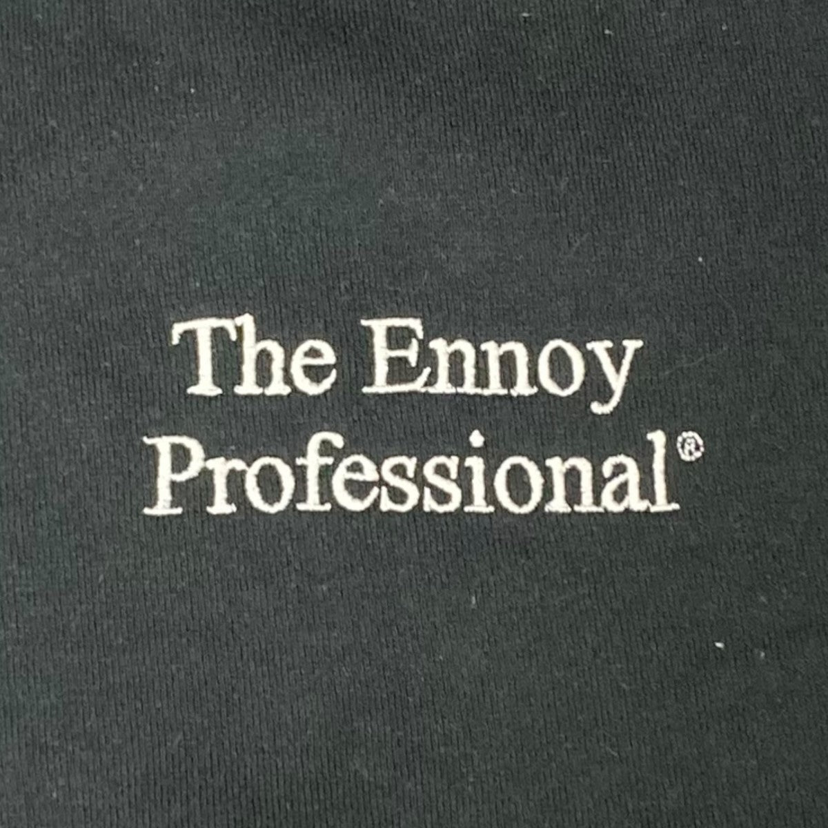 THE ENNOY PROFESSIONAL(エンノイプロフェッショナル) 胸刺繍クルーネックスウェット AW20BRENCT01NTL ブラック  サイズ L｜【公式】カインドオルオンライン ブランド古着・中古通販【kindal】