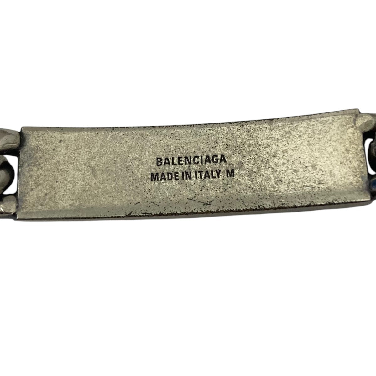 バレンシアガのハートプレートロゴブレスットです。 BALENCIAGA 古着・中古 アクセサリー アイテム