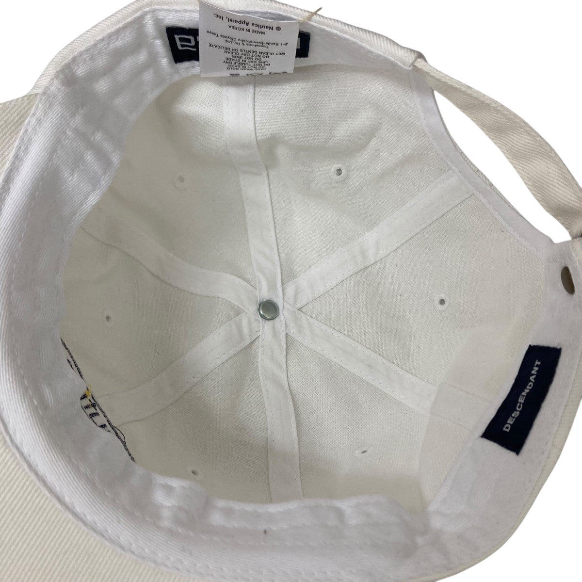 NAUTICA×DESCENDANT FLOAT 6PANEL CAP 刺繍キャップ 212TMDS