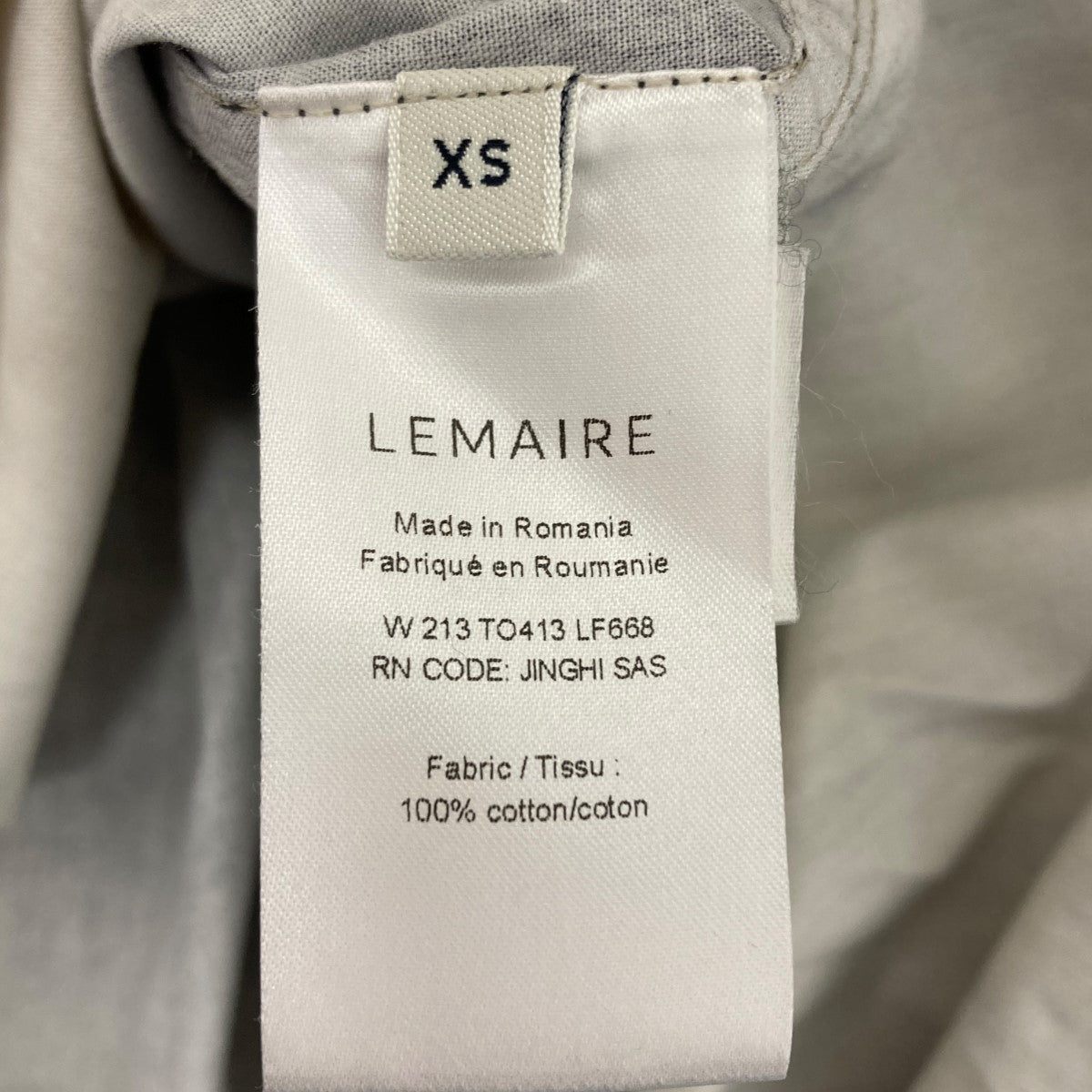LEMAIRE プルオーバーシャツ LEMAIRE(ルメール) プルオーバーシャツ W 213 TO413 LF668