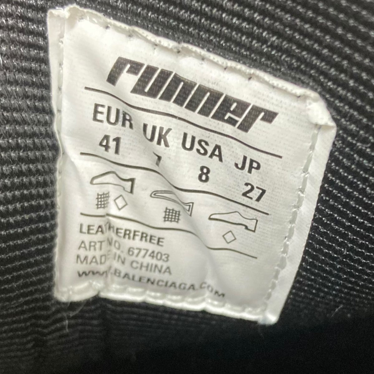 BALENCIAGA(バレンシアガ) RUNNER ランナーロートップスニーカー