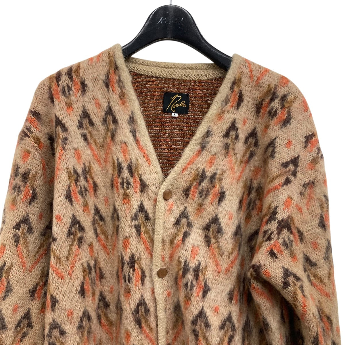 【NEEDLES /ニードルズ】モヘアカーディガン　S Needles(ニードルス) モヘアカーディガン HM270 ベージュ サイズ