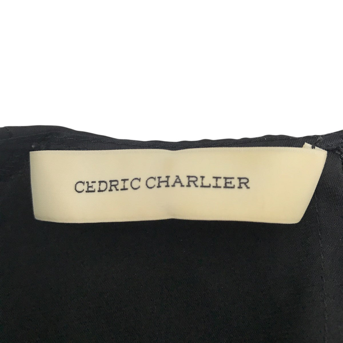 CEDRIC CHARLIER スリットワンピース 古着・中古-3枚目のアイテム画像