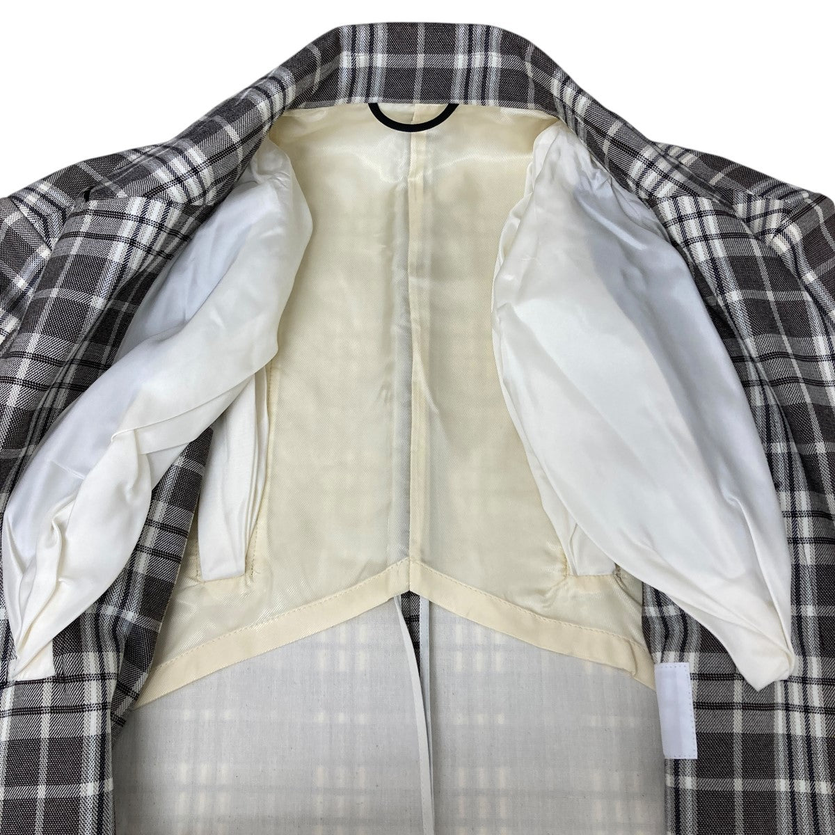 TOGA ARCHIVES(トーガアーカイブス) チェックコート TA11-FH042 グレー