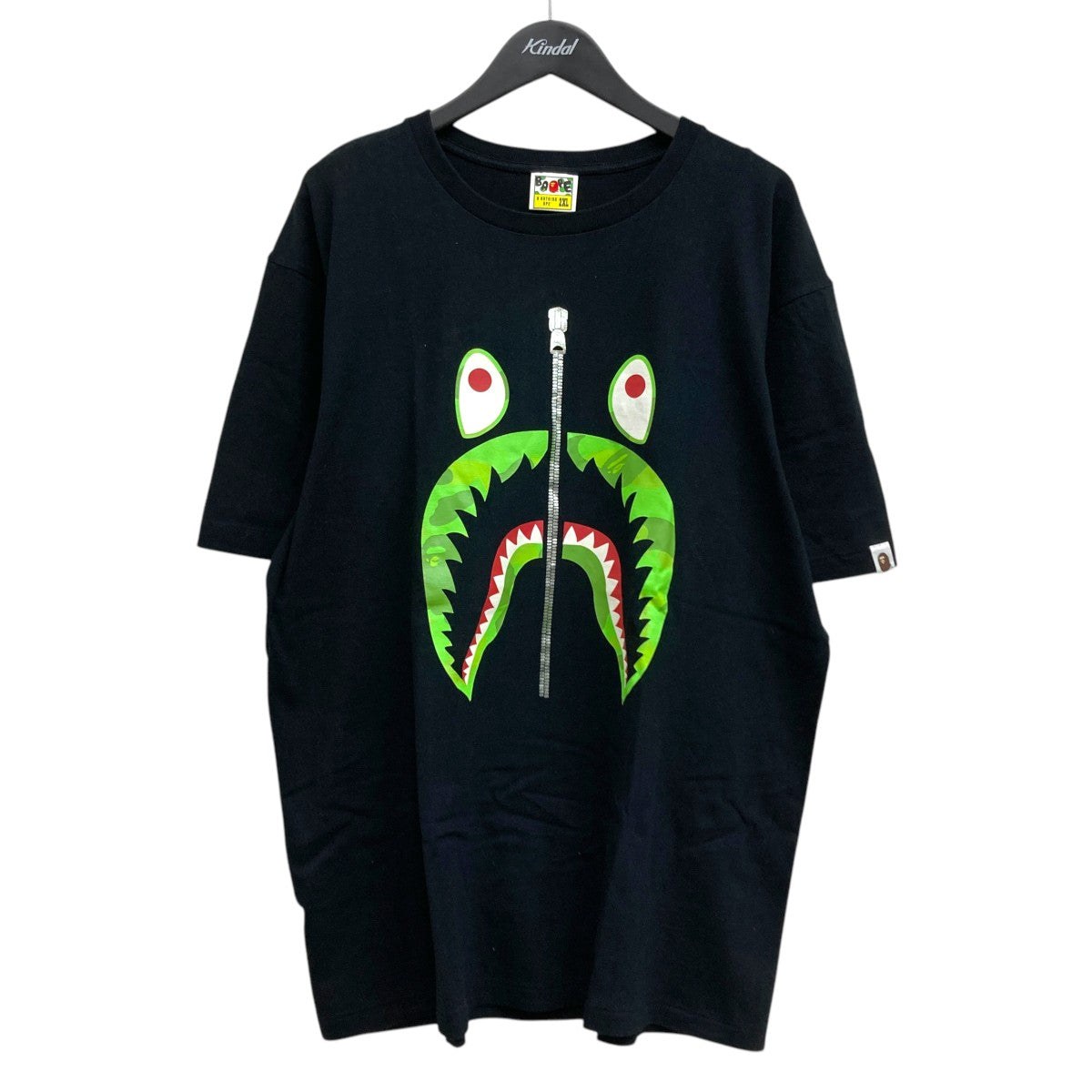 A BATHING APE(アベイシングエイプ) シャークTシャツ ブラック