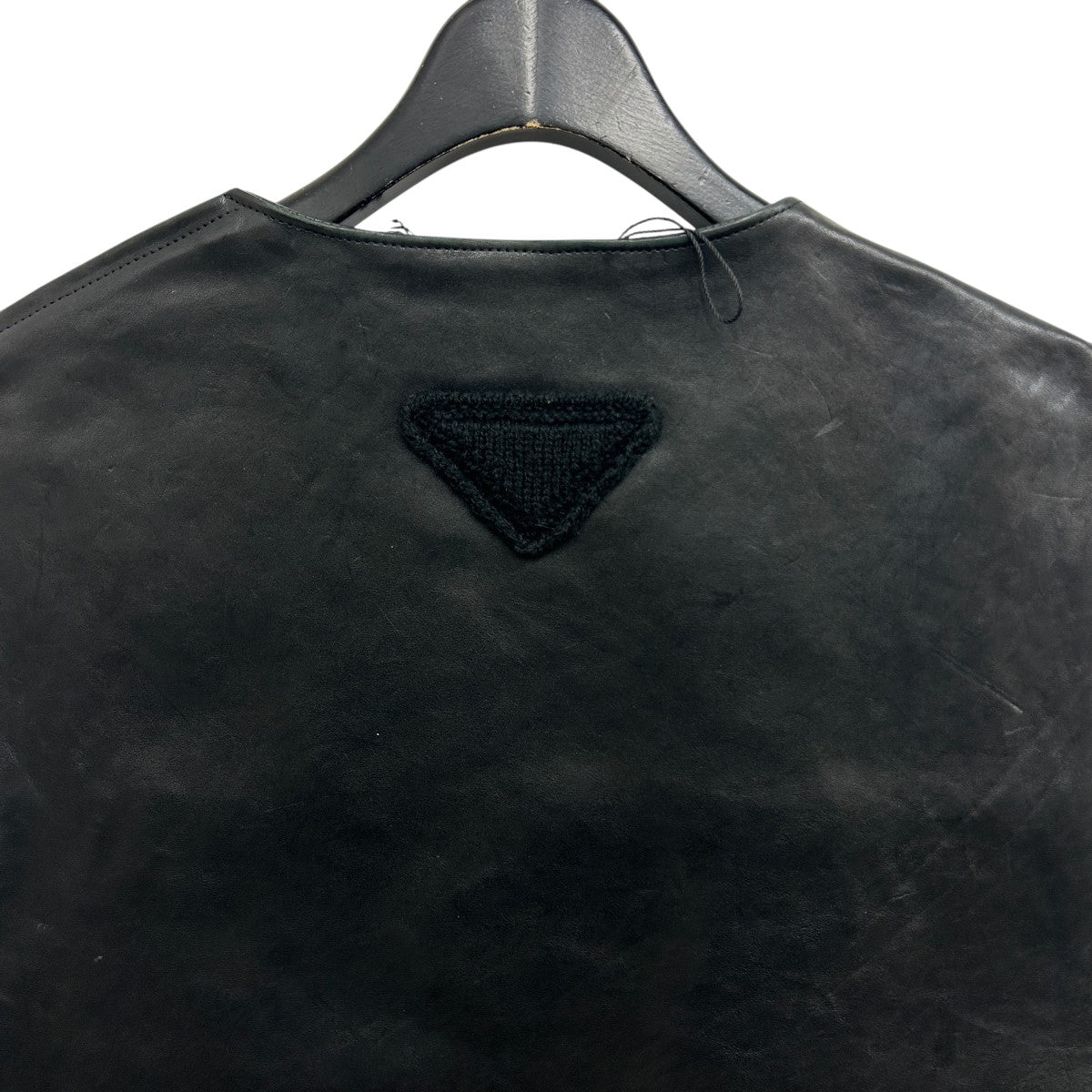 PRADA(プラダ) レザーベスト UPC194 ブラック サイズ 48｜【公式