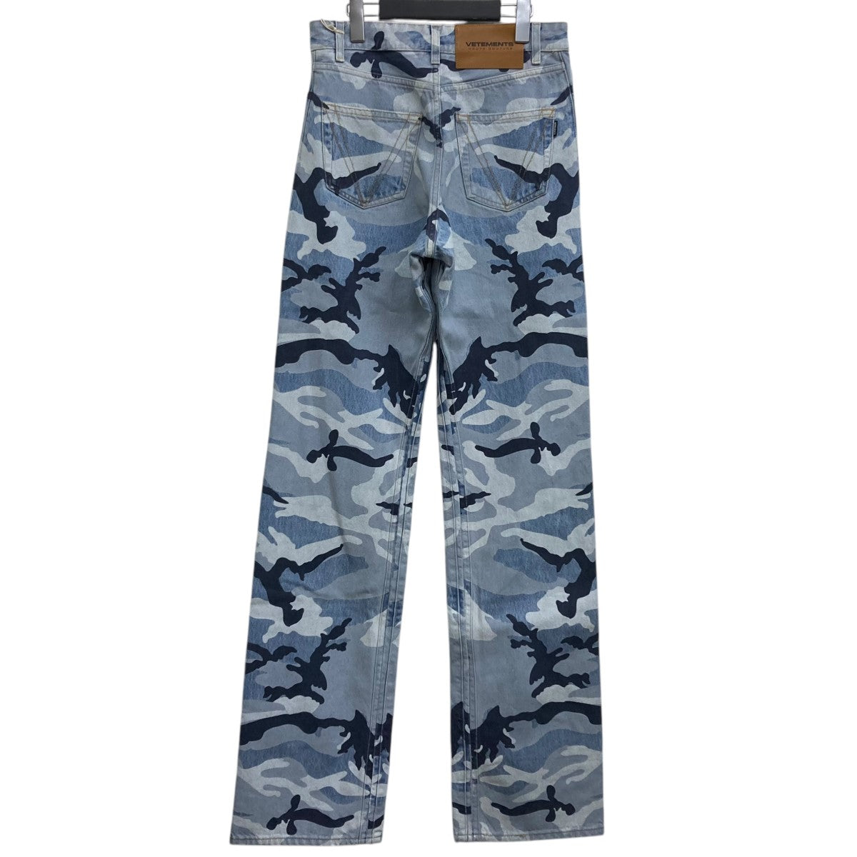 VETEMENTS (ヴェトモン) 22SS 水着 Ｍサイズ VETEMENTS ヴェトモン 22SS Green Code Print Swim Shorts