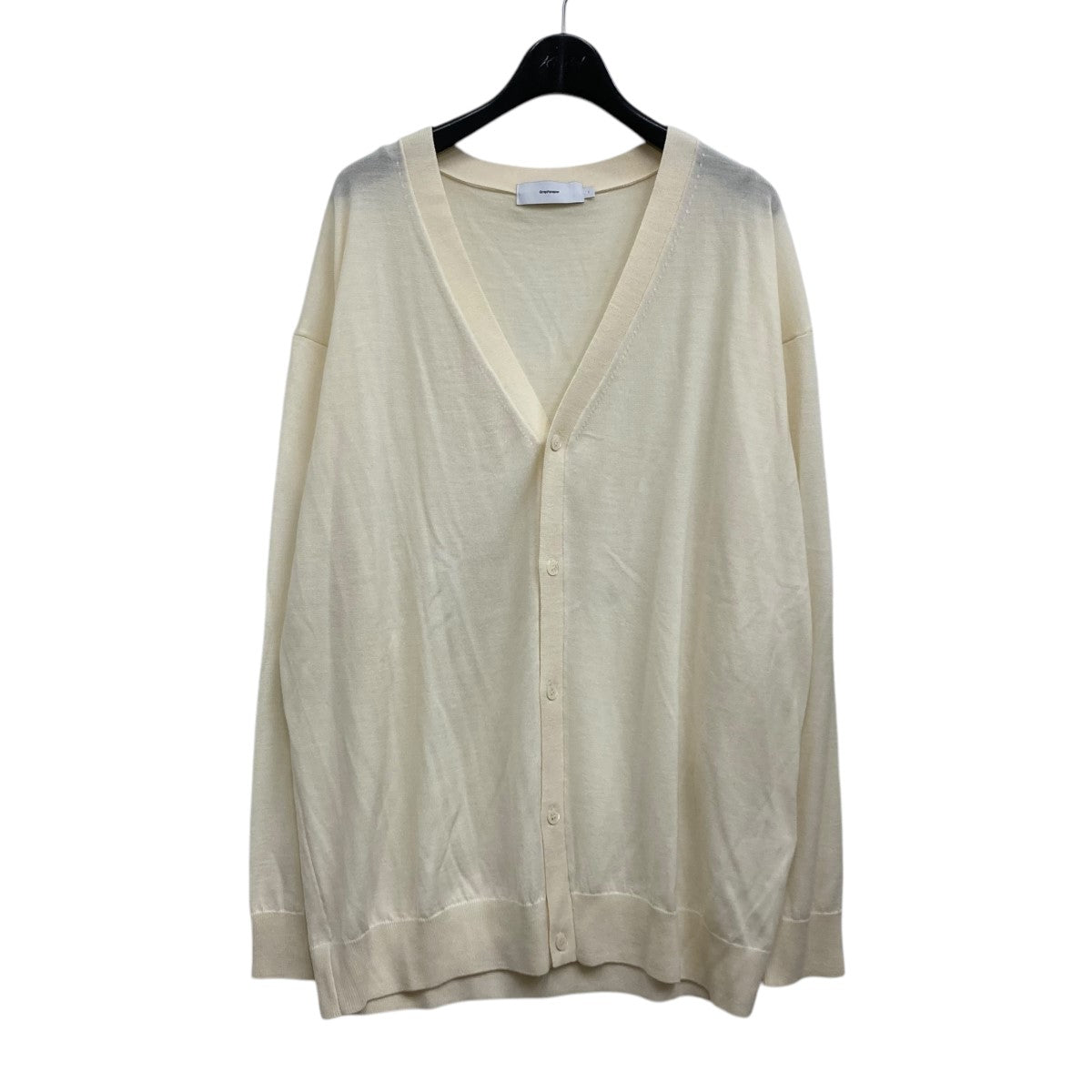 トップス Graphpaper High Gauge Knit Cardigan Graph Paper Graphpaper High Gauge Knit Cardigan Long Sleeve