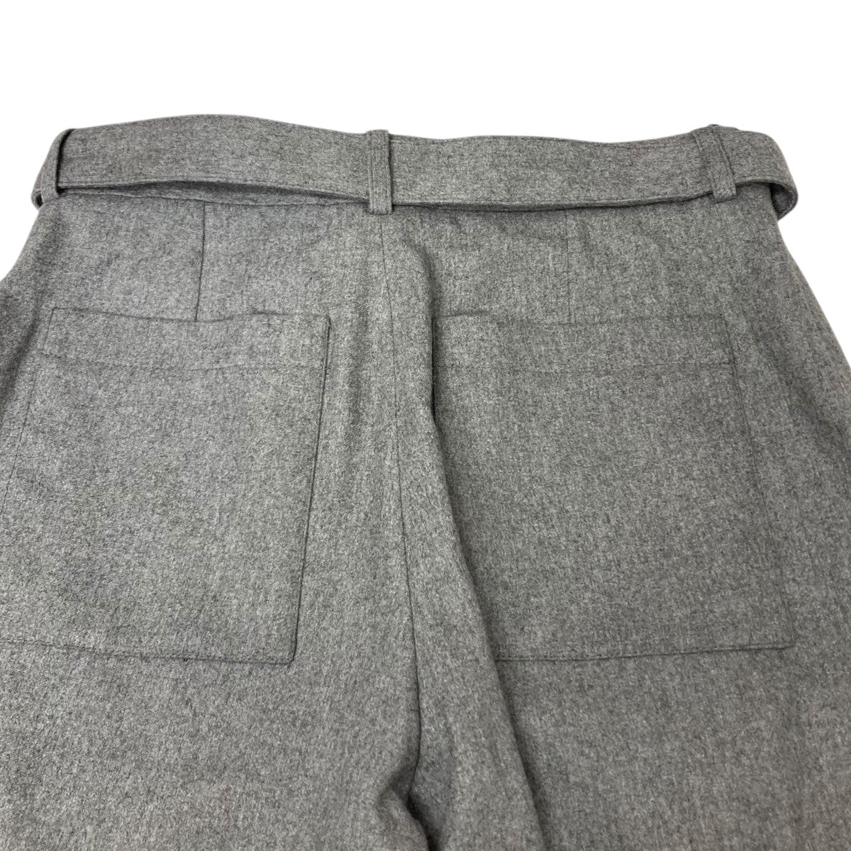 CELINE カシミヤベルテッドパンツ 古着・中古-5枚目のアイテム画像