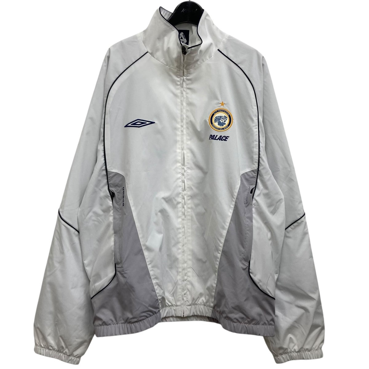 人気ブランドの TRACK PALACE×UMBRO JACKETトラックジャケット サイズ ホワイト ウェア