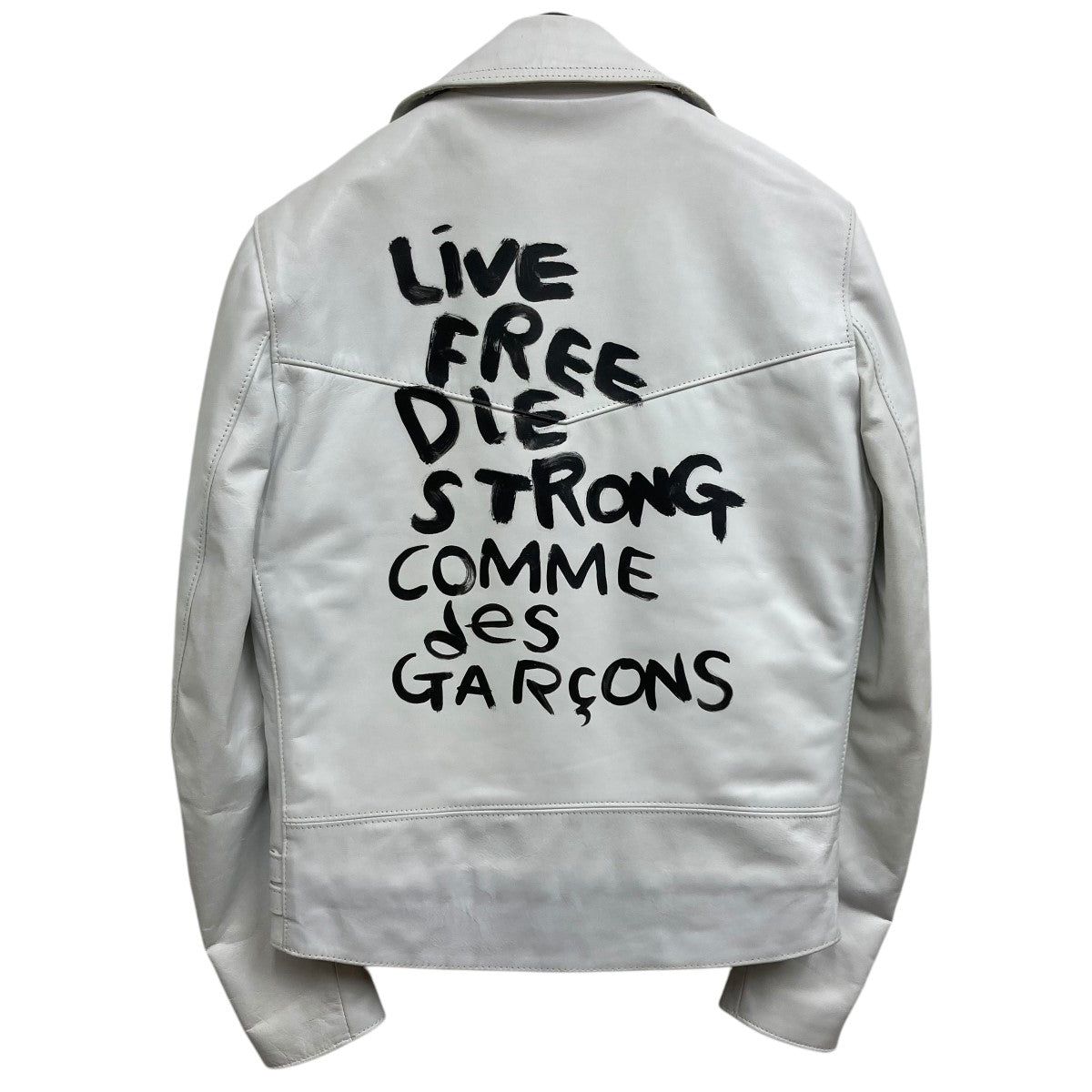 日本限定 GARCONS×Lewis des COMME Leathers DIE FREE LIVE LIGHTNING ジャケット・アウター