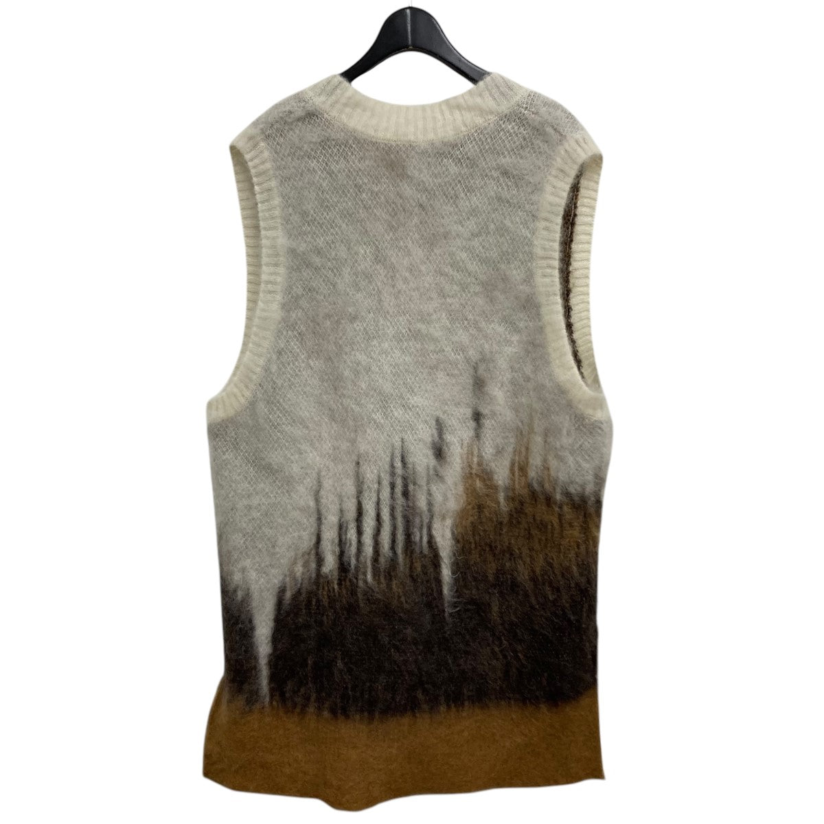 Drip Glaze Pattern Mohair Knitted Vest ニットベスト