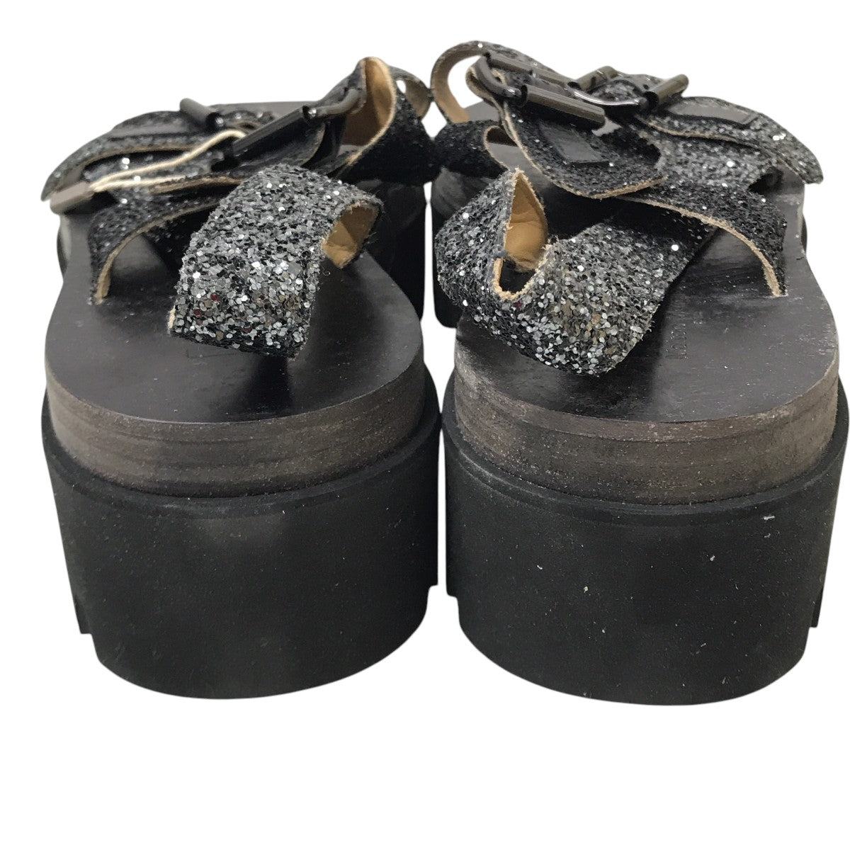 MM6 Maison Margiela プラットフォームグリッターサンダルS40WP0066 古着・中古-4枚目のアイテム画像