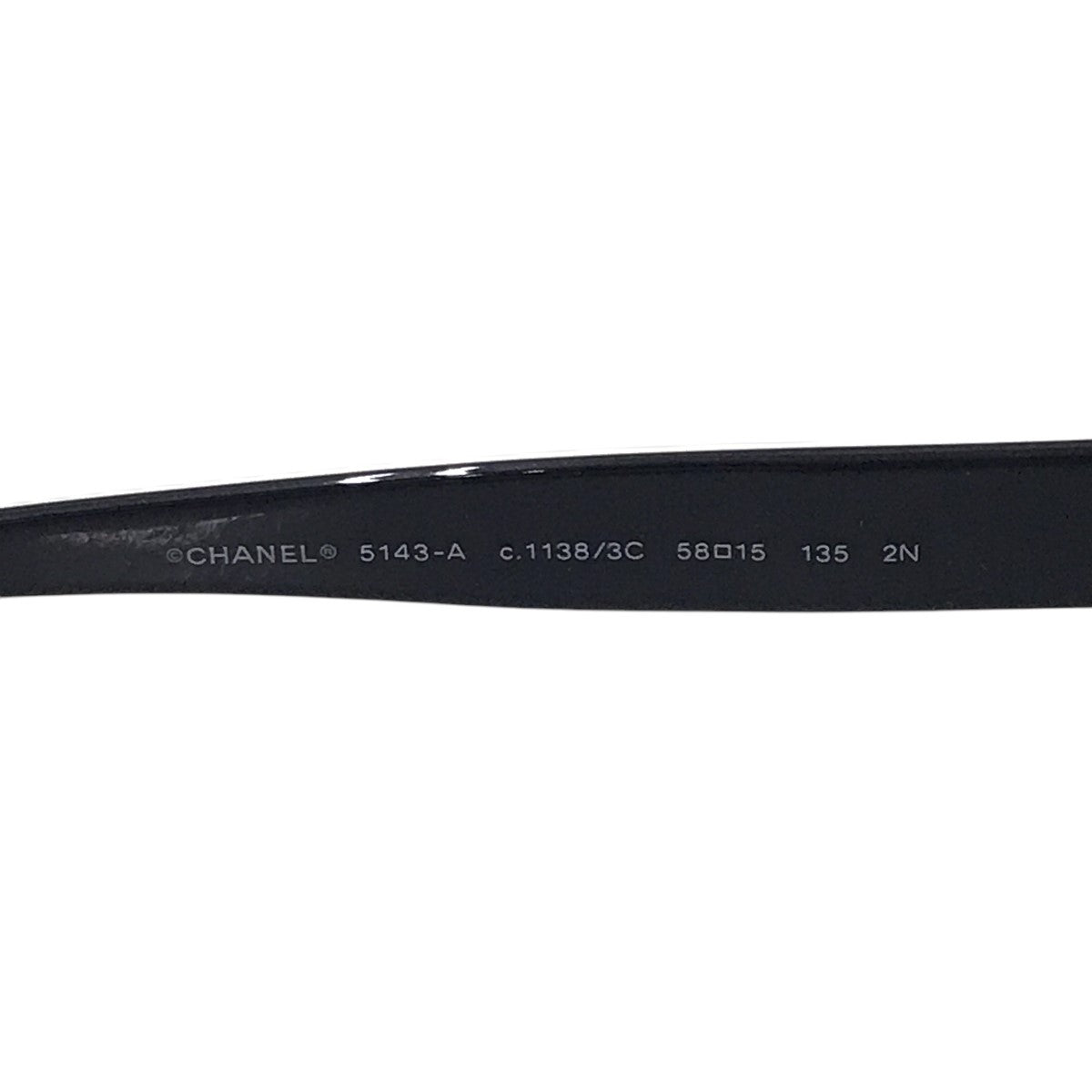 CHANEL 5143-A c.1138/3c サングラス CHANEL(シャネル) サングラス5143-A 5143-A ブラック サイズ 58