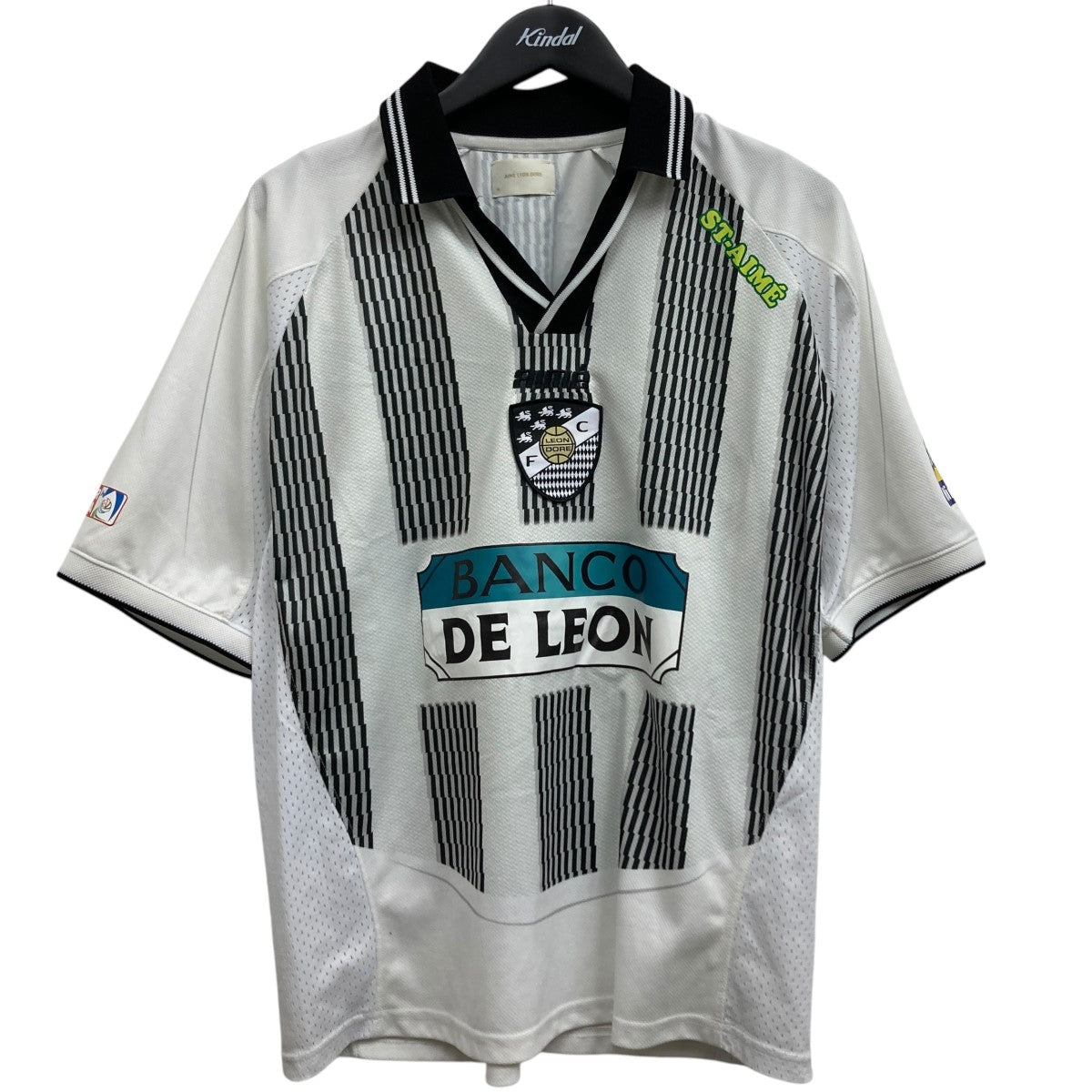 Aime Leon Dore Team Soccer Jersey in Dried Moss (Yellow