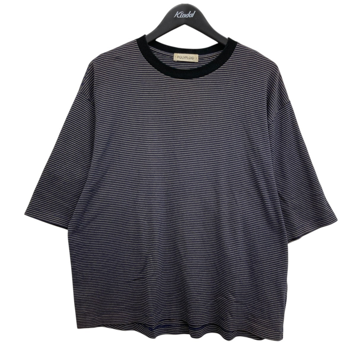 POLYPLOID(ポリプロイド) ボーダーTシャツ 10-B-08 ネイビー