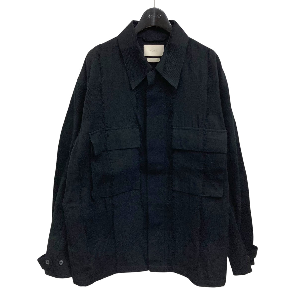 YOKE(ヨーク) 24SS BLOCK-JACQUARD UTILITY JACKET ブロック