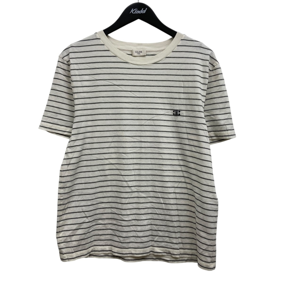 CELINE(セリーヌ) トリオンフ レギュラー Tシャツ ストライプ
