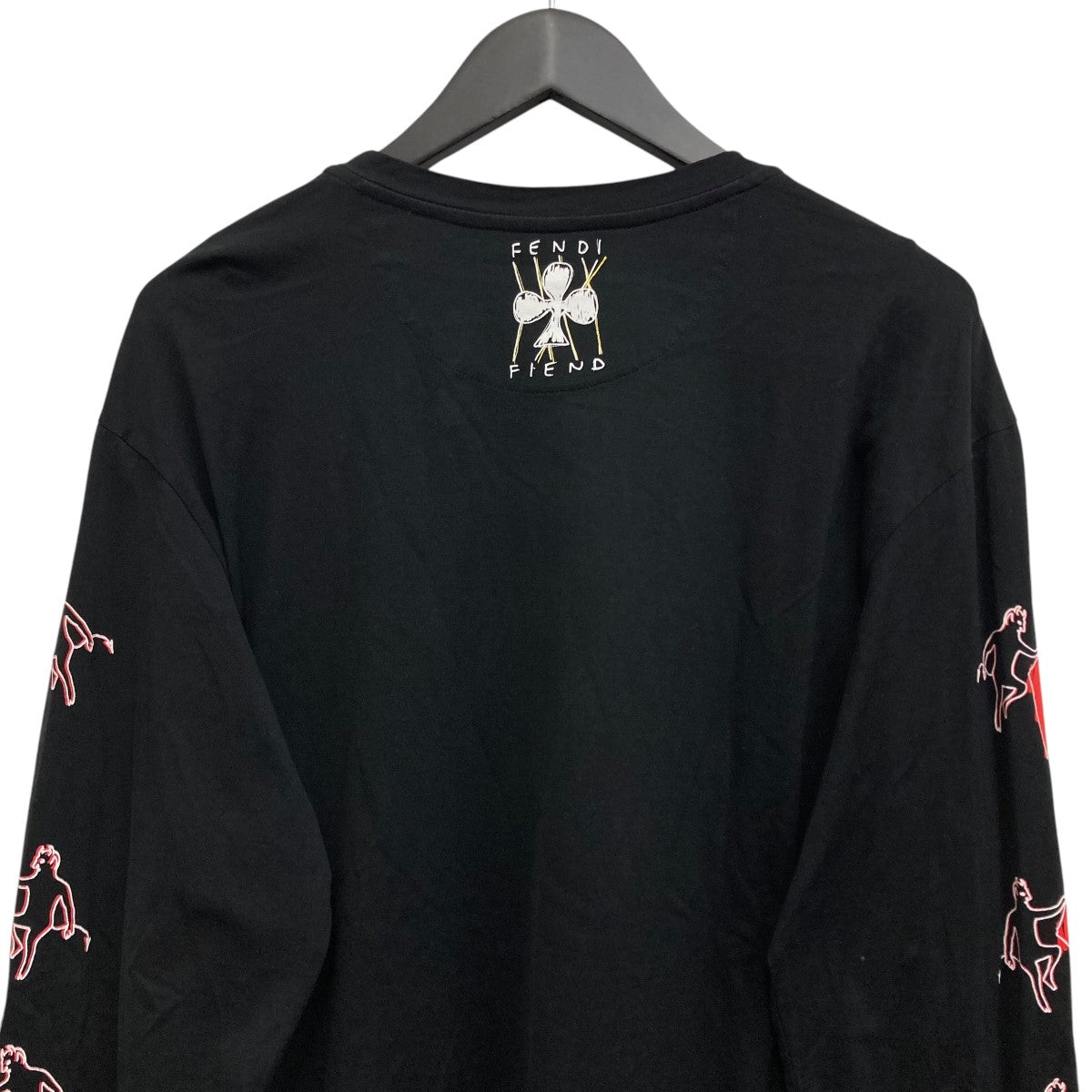 FENDI(フェンディ) ROMA AMOR ハートプリントロングスリーブT