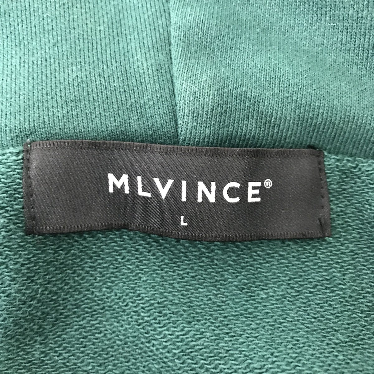 MLVINCE メルヴィンス　プルオーバーパーカー　XL MLVINCE(メルヴィンス) プルオーバーパーカー グリーン サイズ L