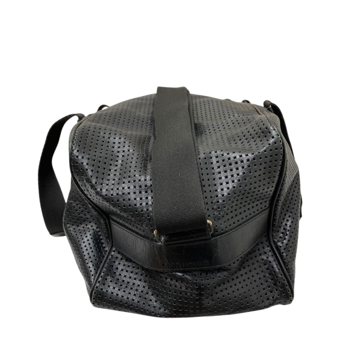 極美品 DIOR HOMME ディオール・オム ボストンバッグ レザー ブラック 極美品 DIOR HOMME ディオール・オム ボストンバッグ レザー