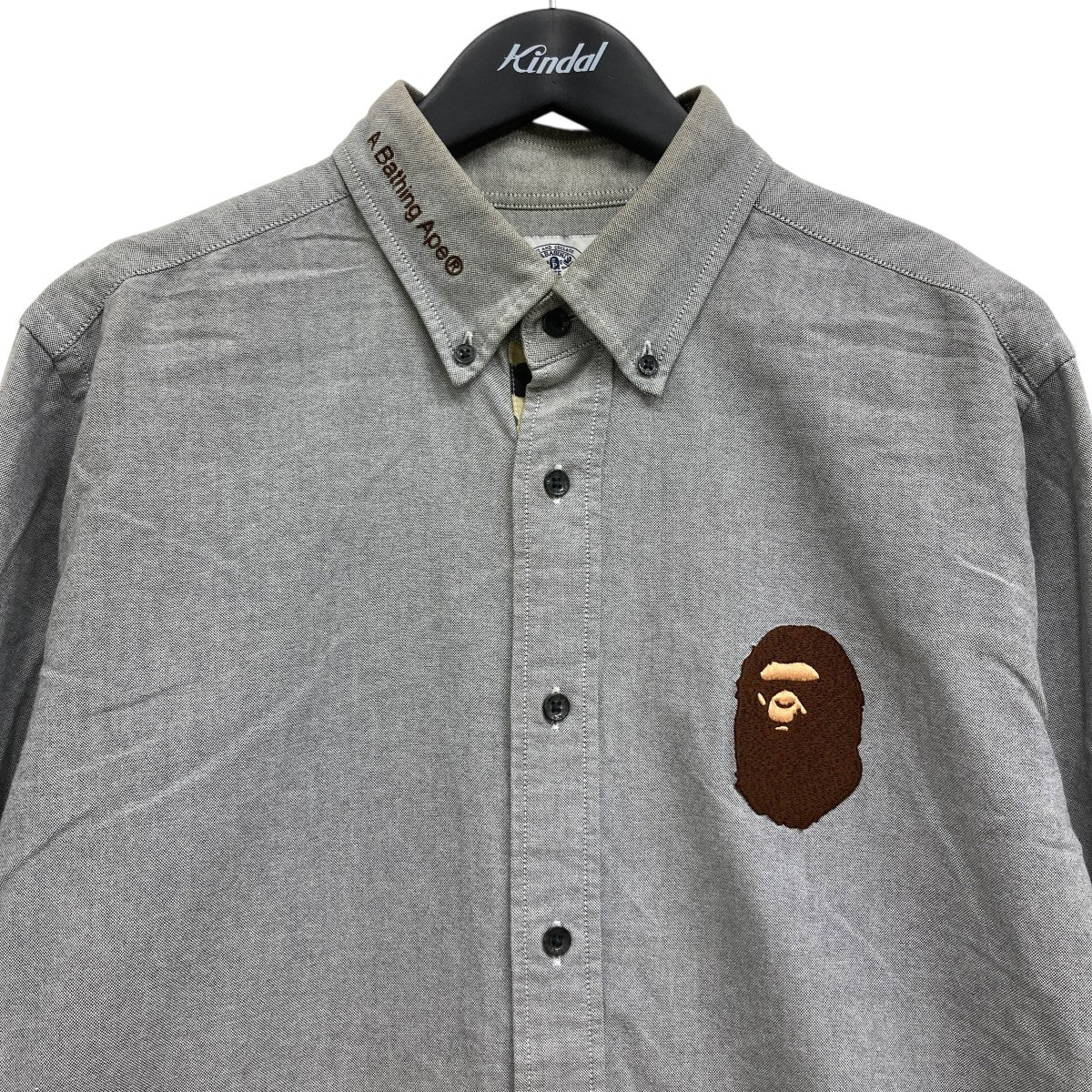 売れ筋・人気アイテム 商品 BATHING A APE(アベイシングエイプ) グレー ボタンダウンシャツ コレクション