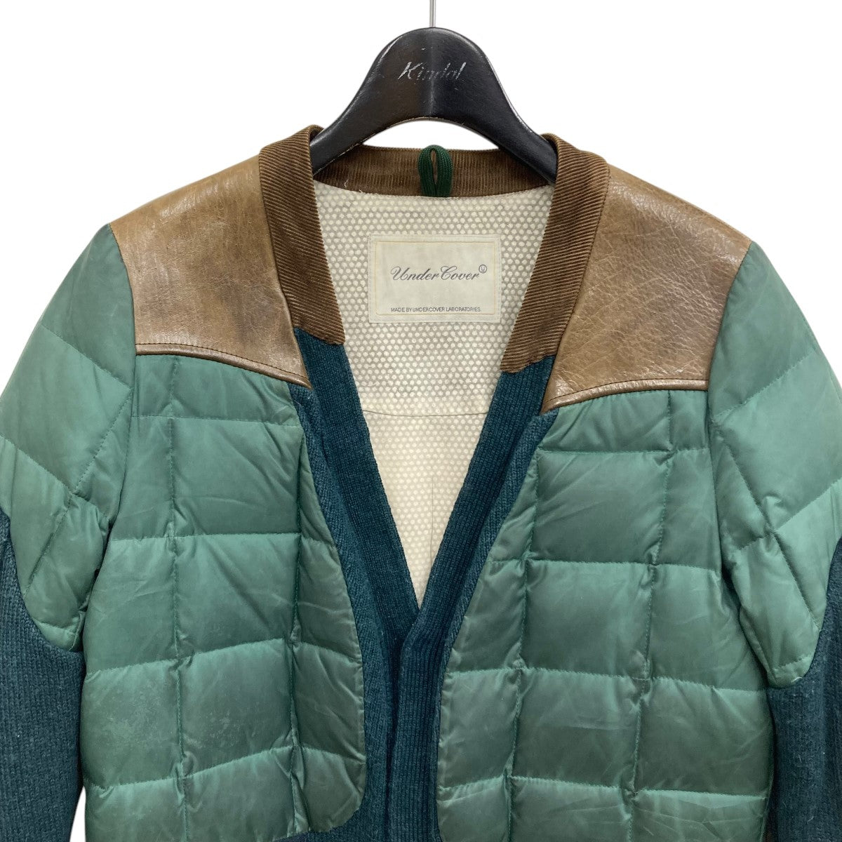 UNDERCOVER(アンダーカバー) UNREAL期 コート B1305 グリーン×ブラウン