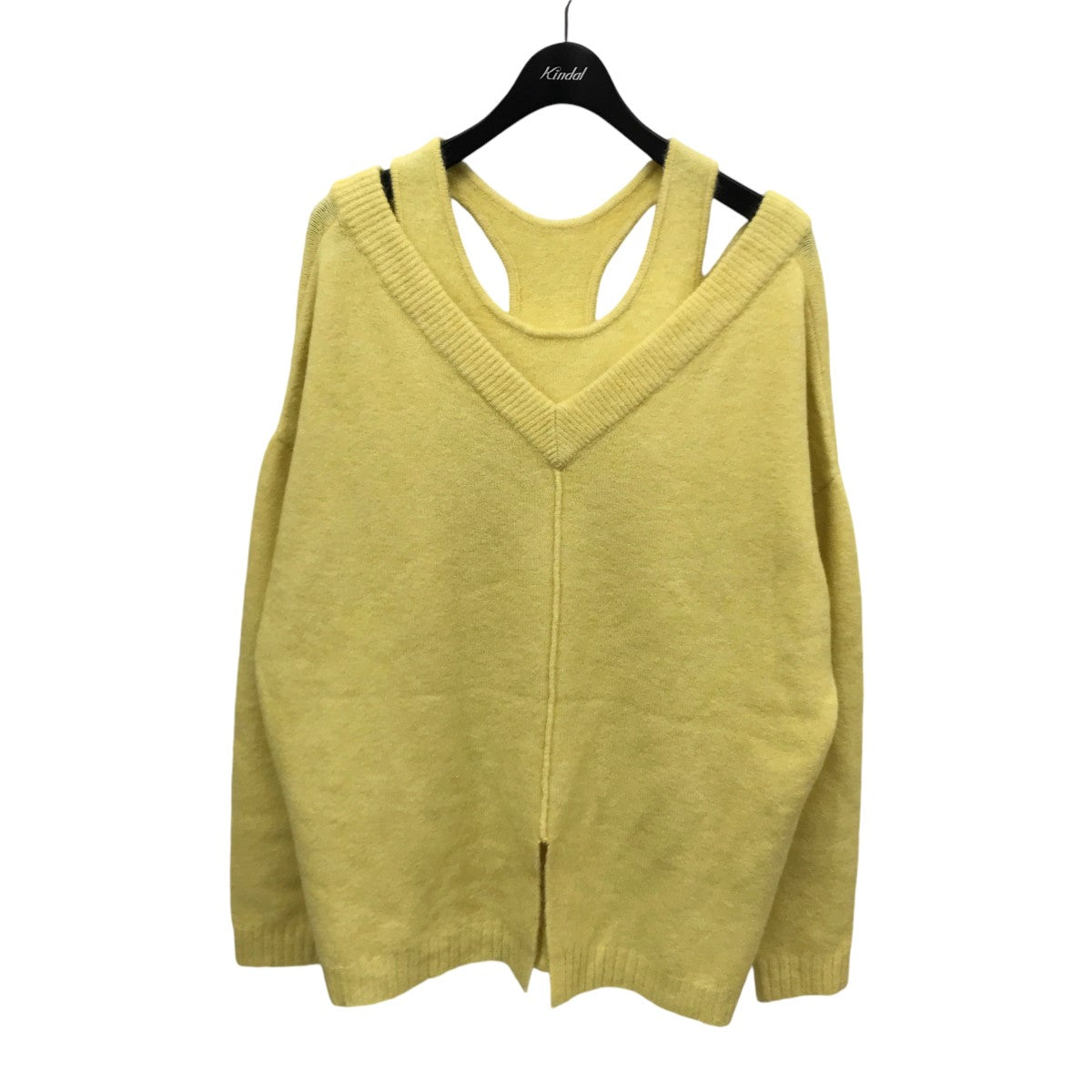 ロザリームーン ROSARYMOON 24AW Ensemble Knit Pullover ニット 24RF-2079 イエロー サイズ：Free ROSARYMOON(ロザリームーン) 24AW Ensemble Knit Pullover