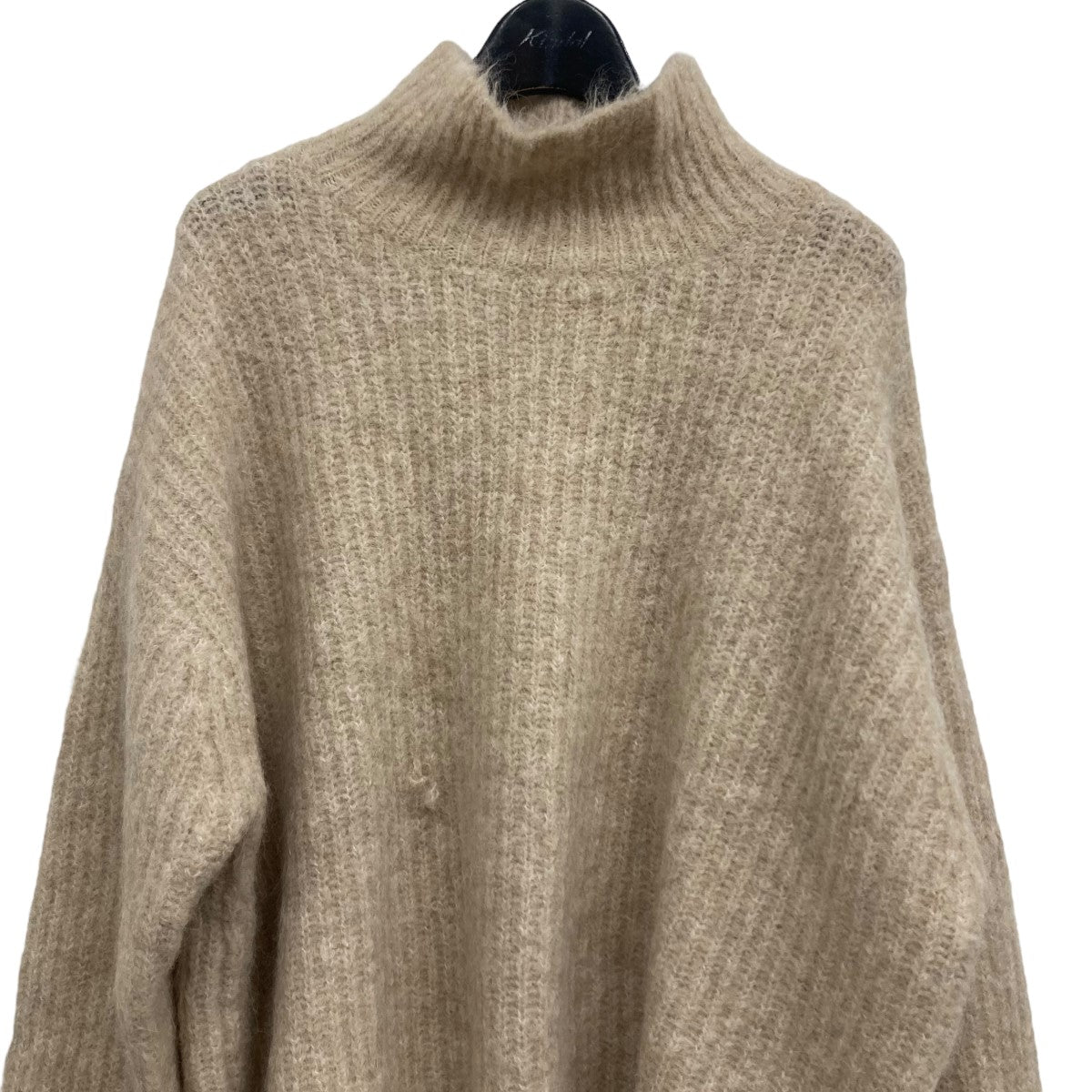 24AW Back Open Alpaca Pullover オープンバックニット