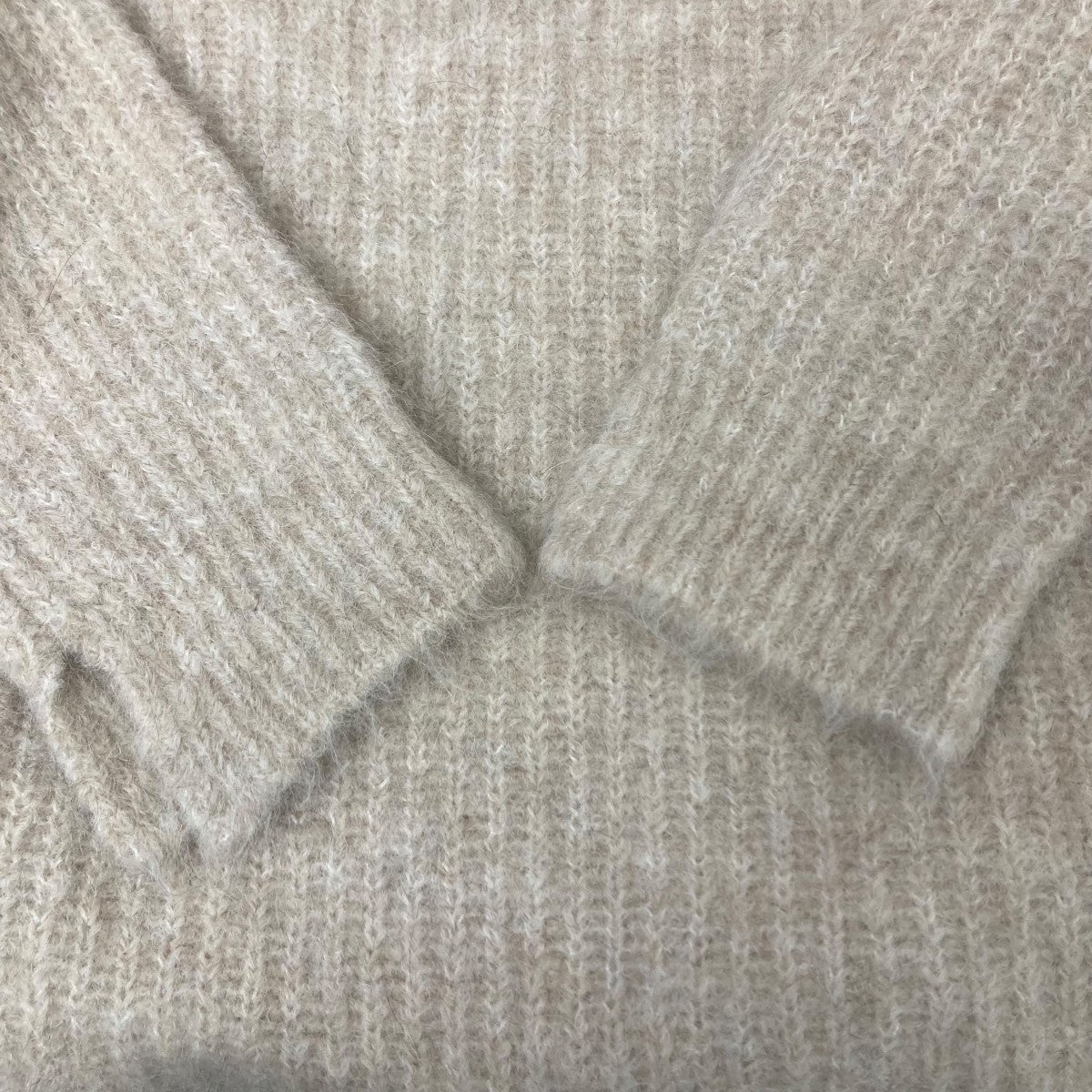 24AW Back Open Alpaca Pullover オープンバックニット