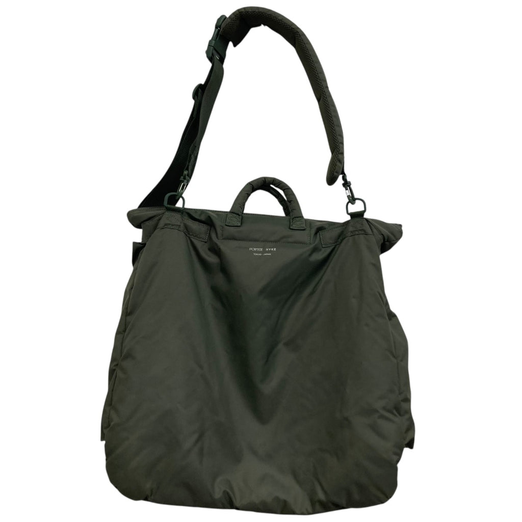HYKE×PORTER HELMET BAGヘルメットバッグ オリーブ｜【公式】カインド  