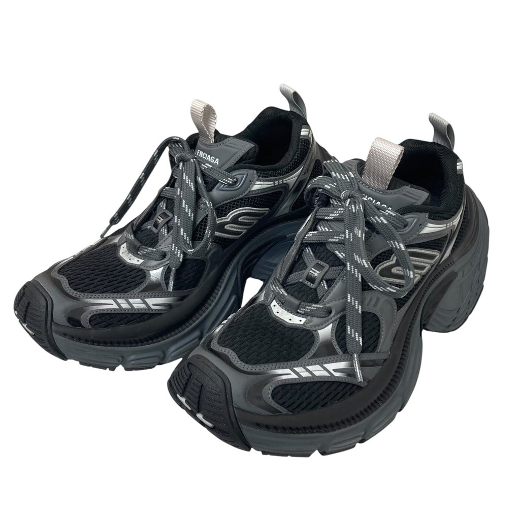 BALENCIAGA バレンシアガ スニーカー 26.5cm 黒xエンジ系x白等 【古着  