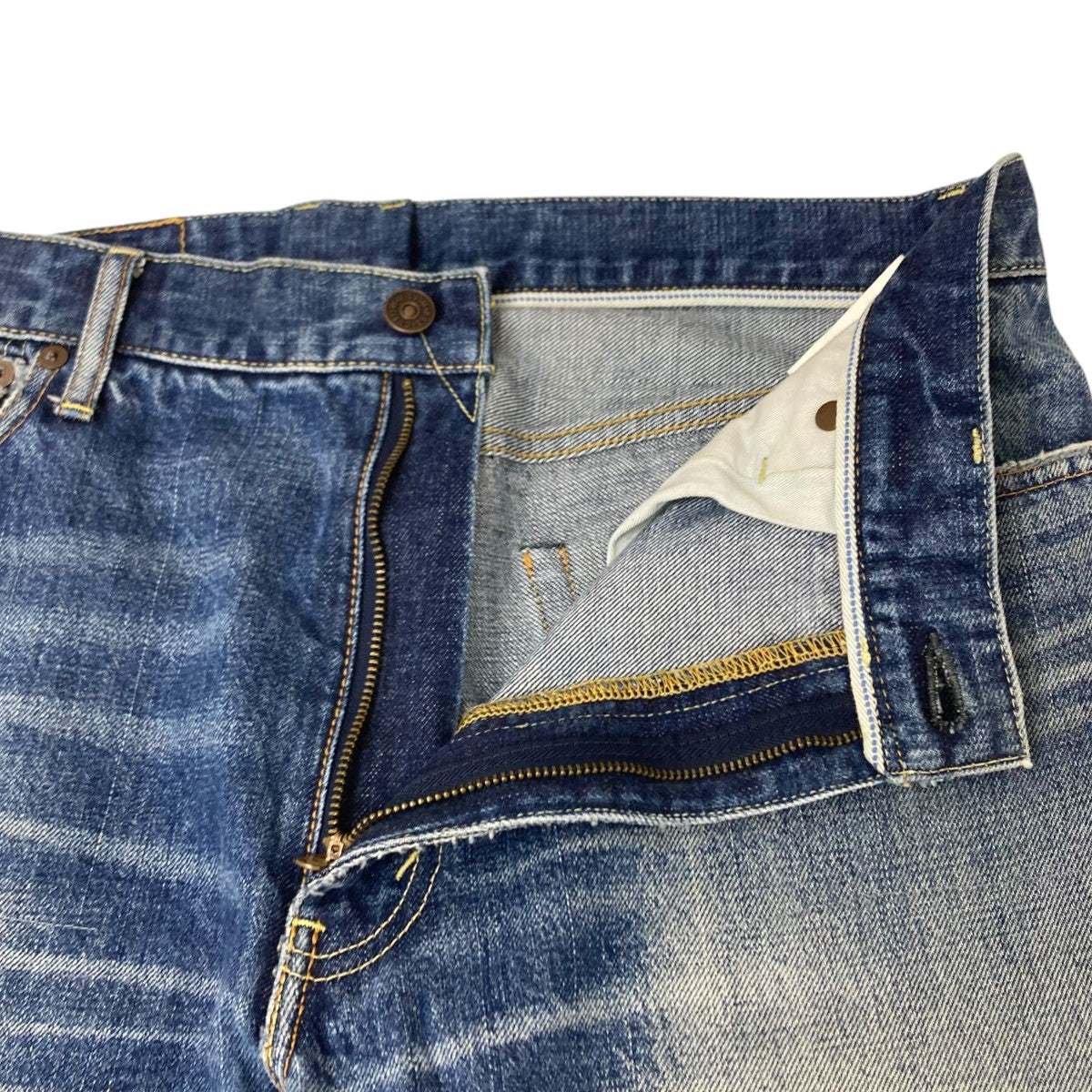 VISVIM(ビズビム) JOURNEYMAN PANTS TACKED DMGD デニムパンツ 
