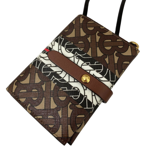 新品　タグ付き　BURBERRY LONDON 三つ折り財布　TBモノグラム BURBERRY LONDON(バーバリーロンドン) TBモノグラムショルダー