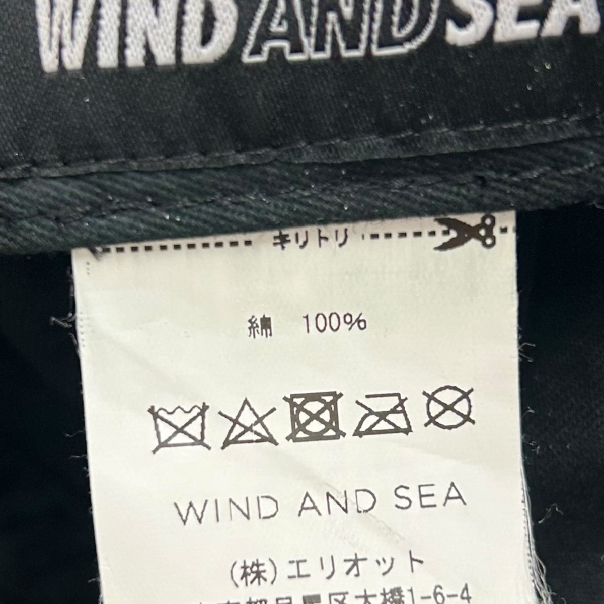 Hysteric Glamour×WIND AND SEA キャップ WDS-HYS-06 ブラック