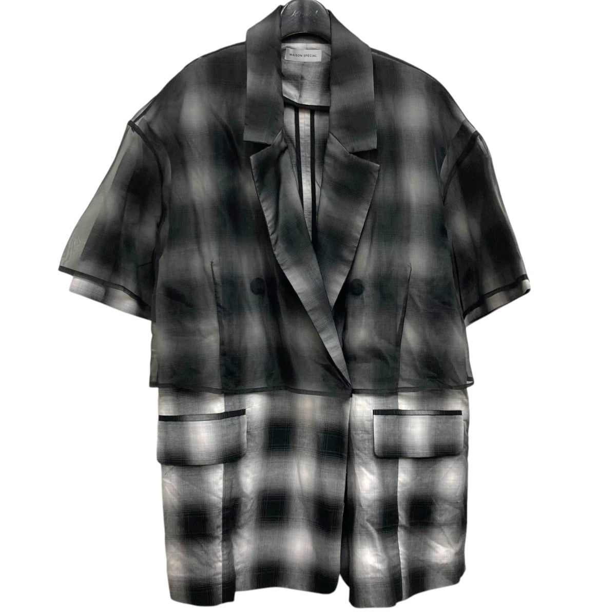 LIMITED EDITION】Dress-Over Peaked Lapel Semi-Double